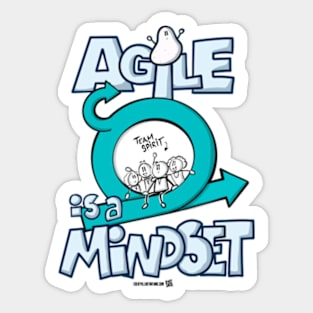 Agile is a mindset - 5 Sticker